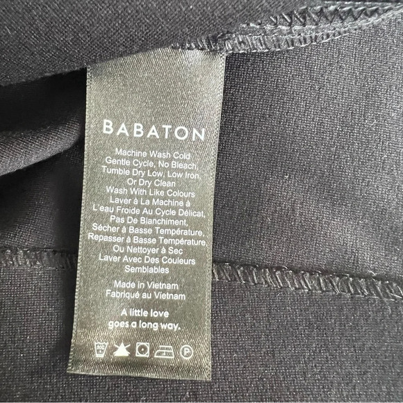 Aritzia Babaton Ruslan Off the Shoulder Bodycon Black Midi Dress - Picture 9 of 10